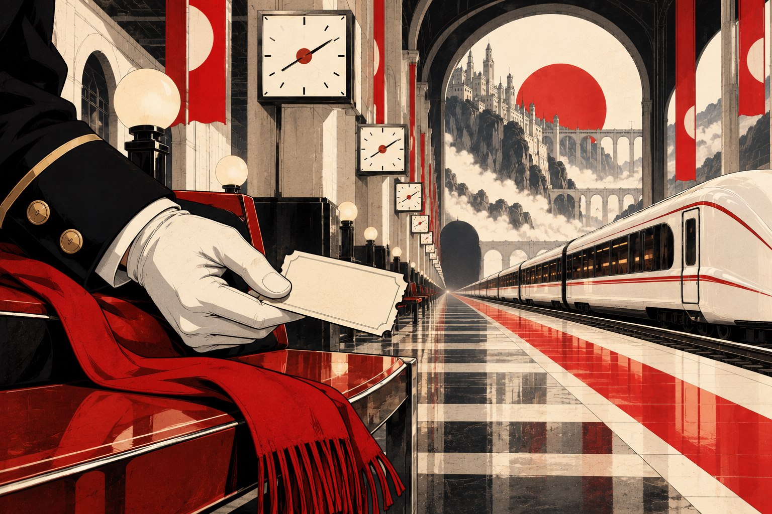 A ticket to nowhere — original animation concept art